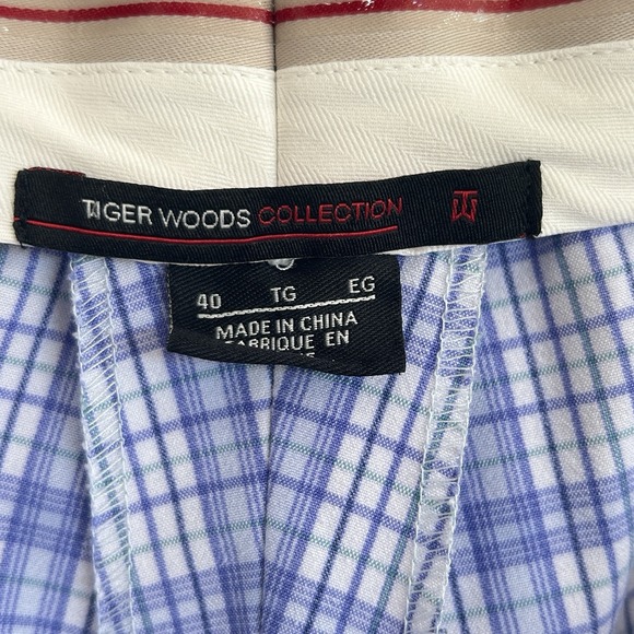 Nike Tiger Woods Plaid Golf Shorts Mens 40 Sportswear Preppy Stretch Vacation - Picture 11 of 13
